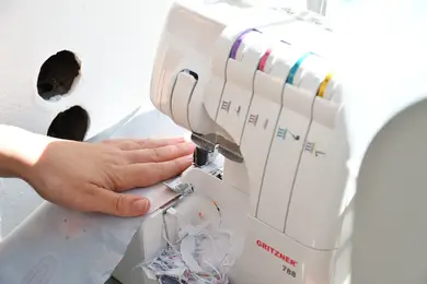 Versäubern mit der Overlock
